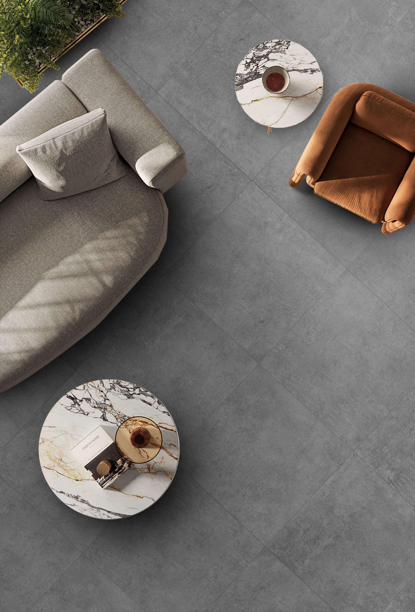 CEMENT DARK GRAY 60 x 60 cm