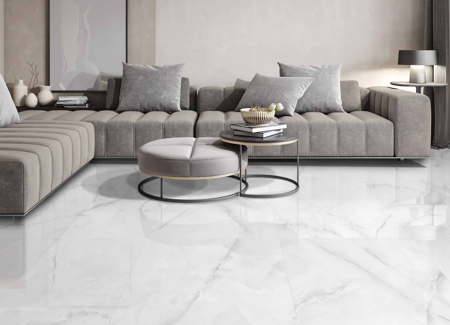 OAKLAND ONYX WHITE 60 x 60 cm